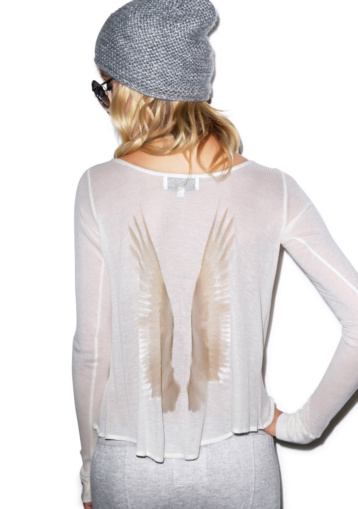 Heavenly Cassidy Long Sleeve - White