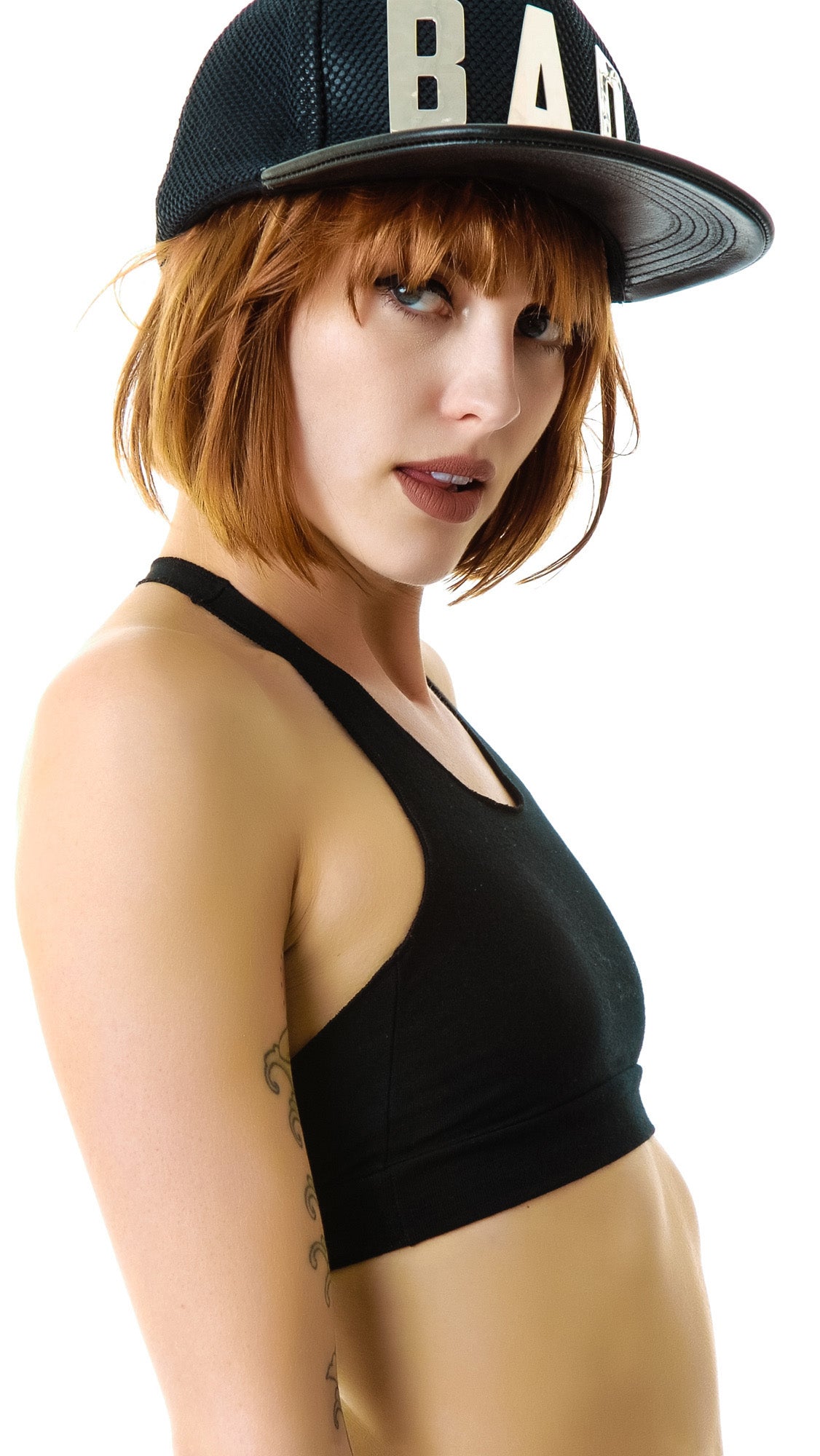 Mercedes T-Back Bralette - Black