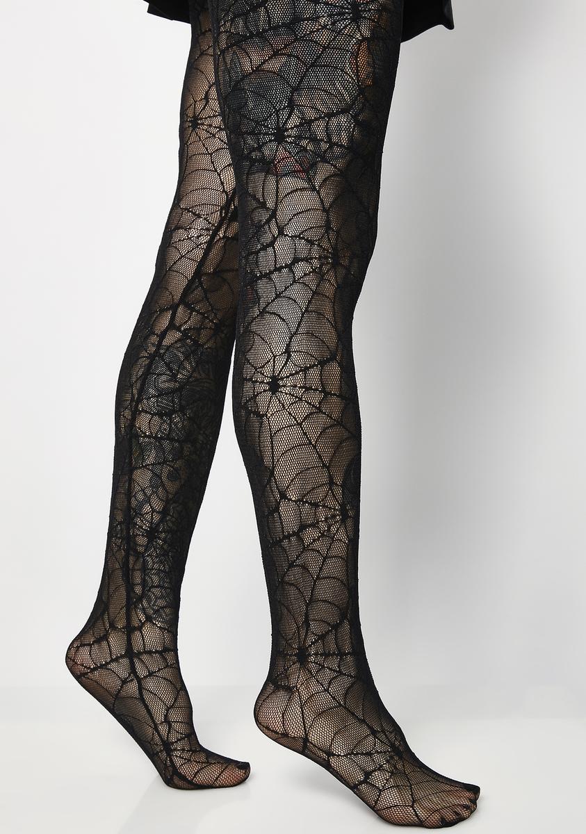 Spider Web Lace Pantyhose