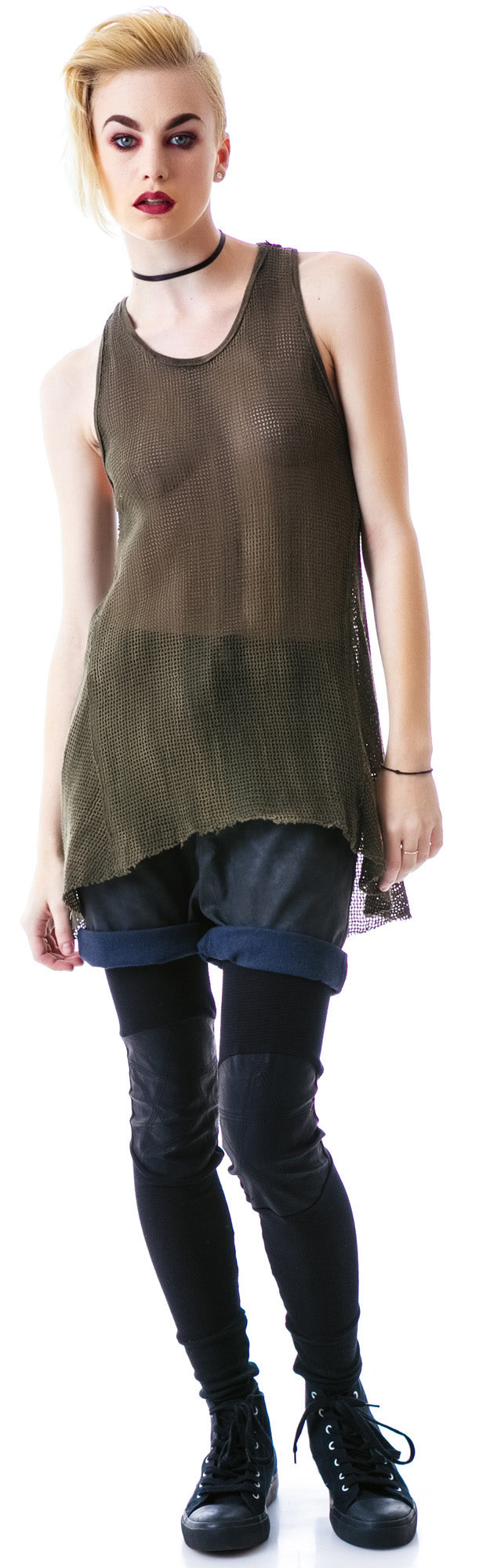 Industrial Mesh Tank - Black