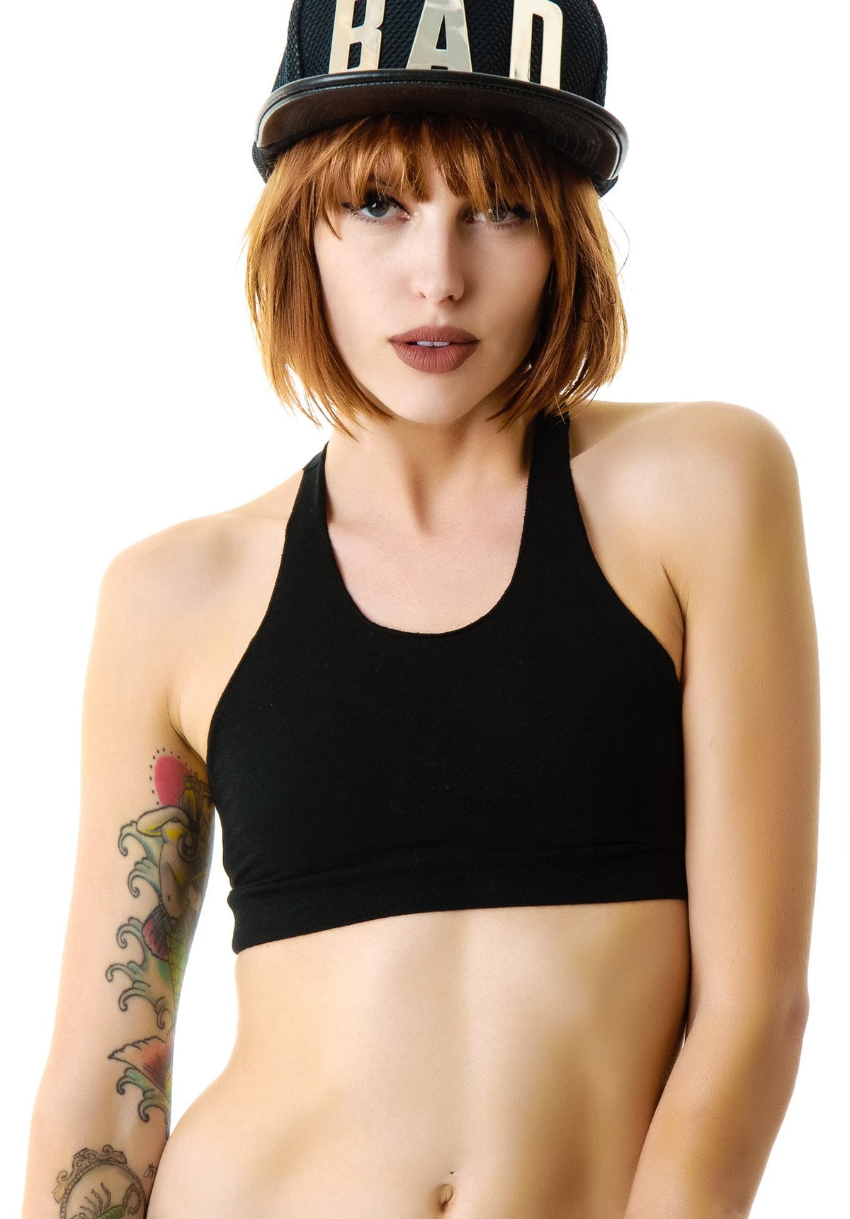 Mercedes T-Back Bralette - Black