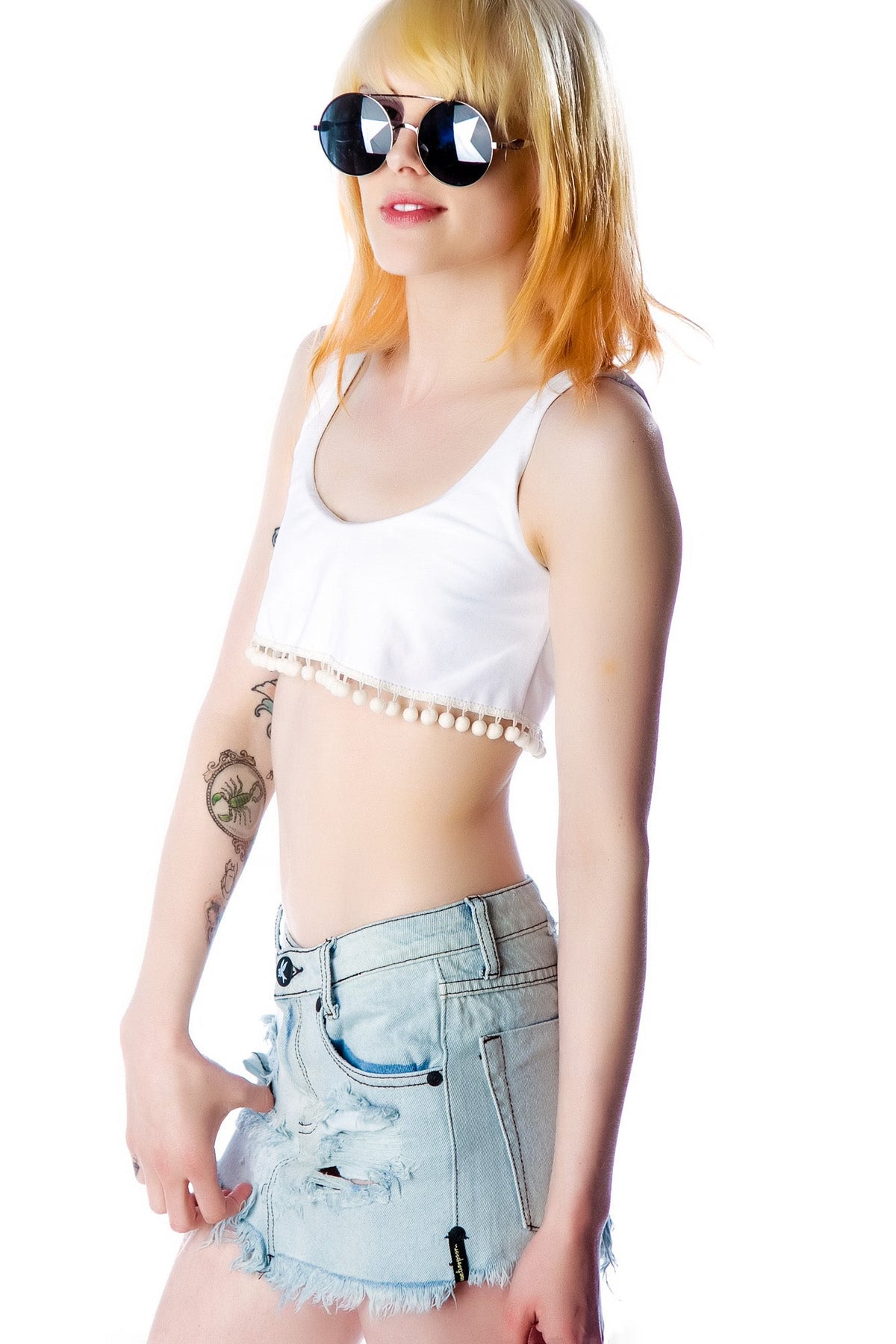 Jax Mini Skirt - Light Blue