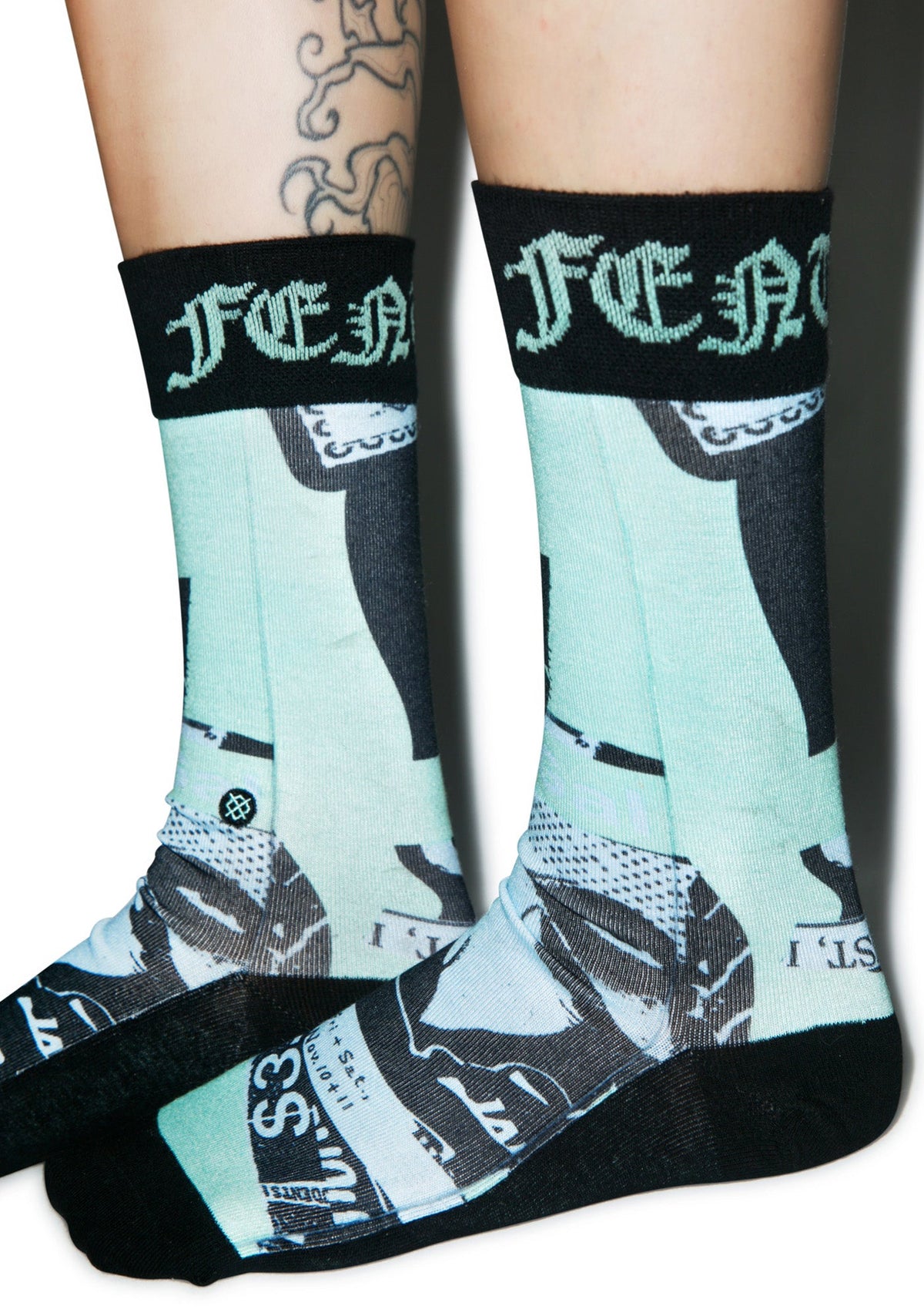 Most Wanted Crew Socks - Blue