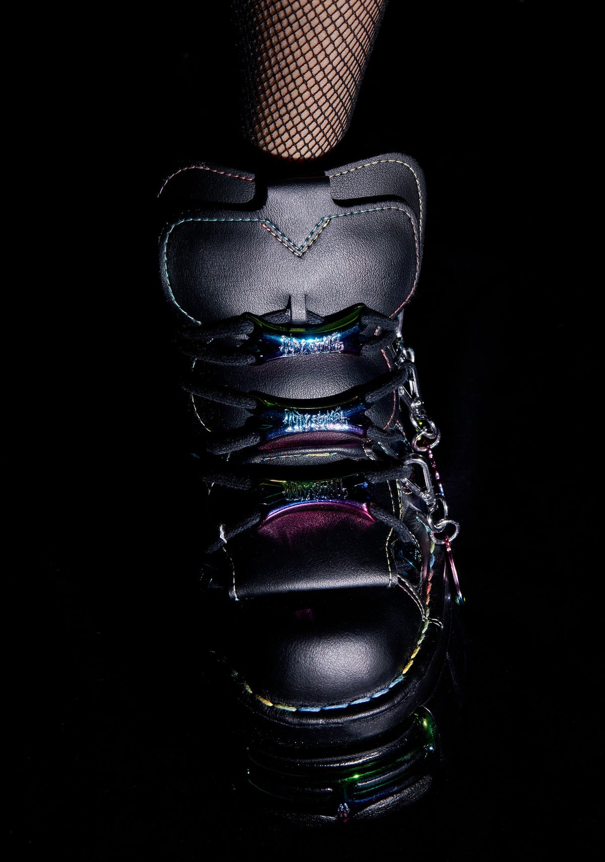 Dolls Kill x New Rock Chromatic Short Boots