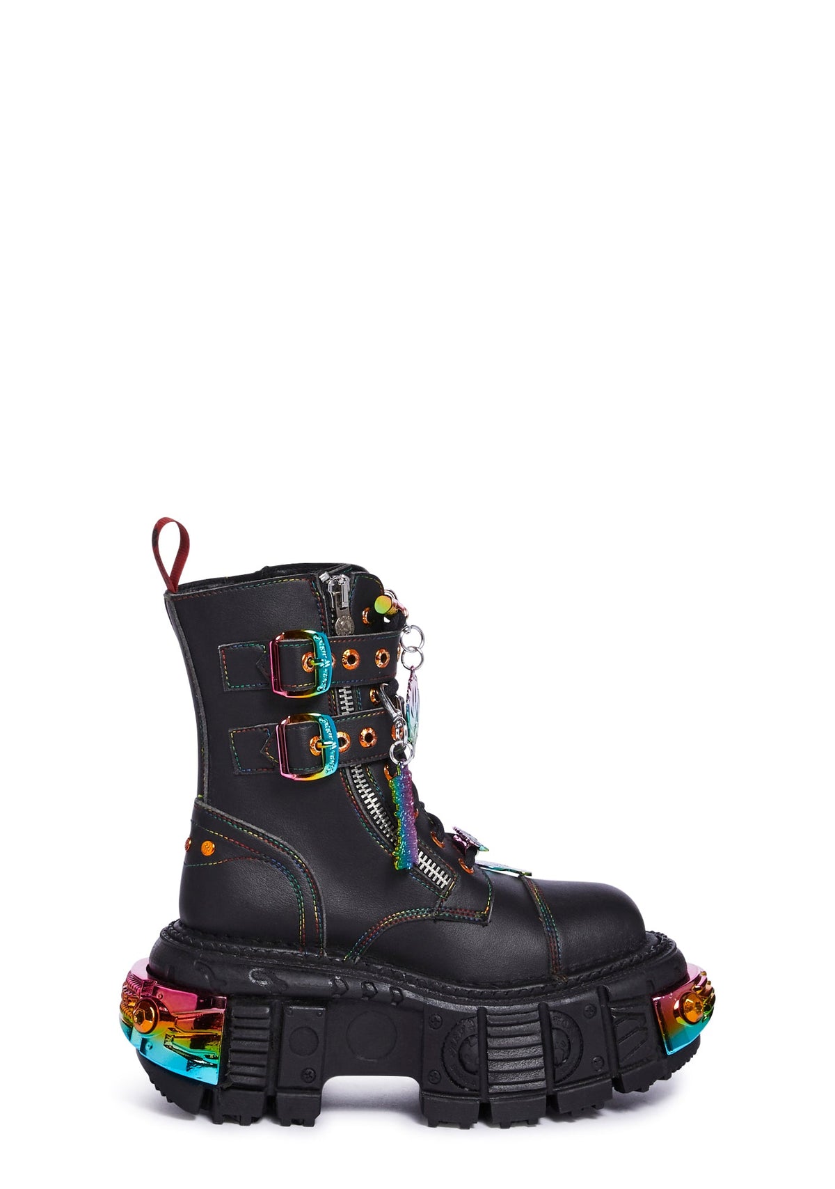 Dolls Kill x New Rock Chromatic Combat Boots
