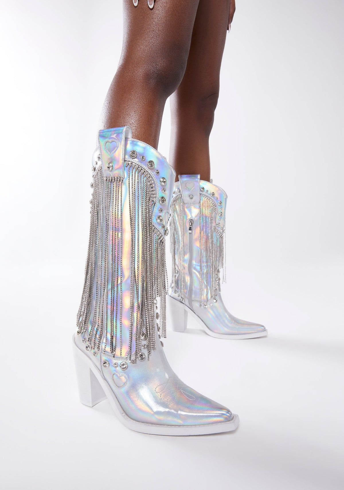 Present Perfect Cowboy Boots - Multi