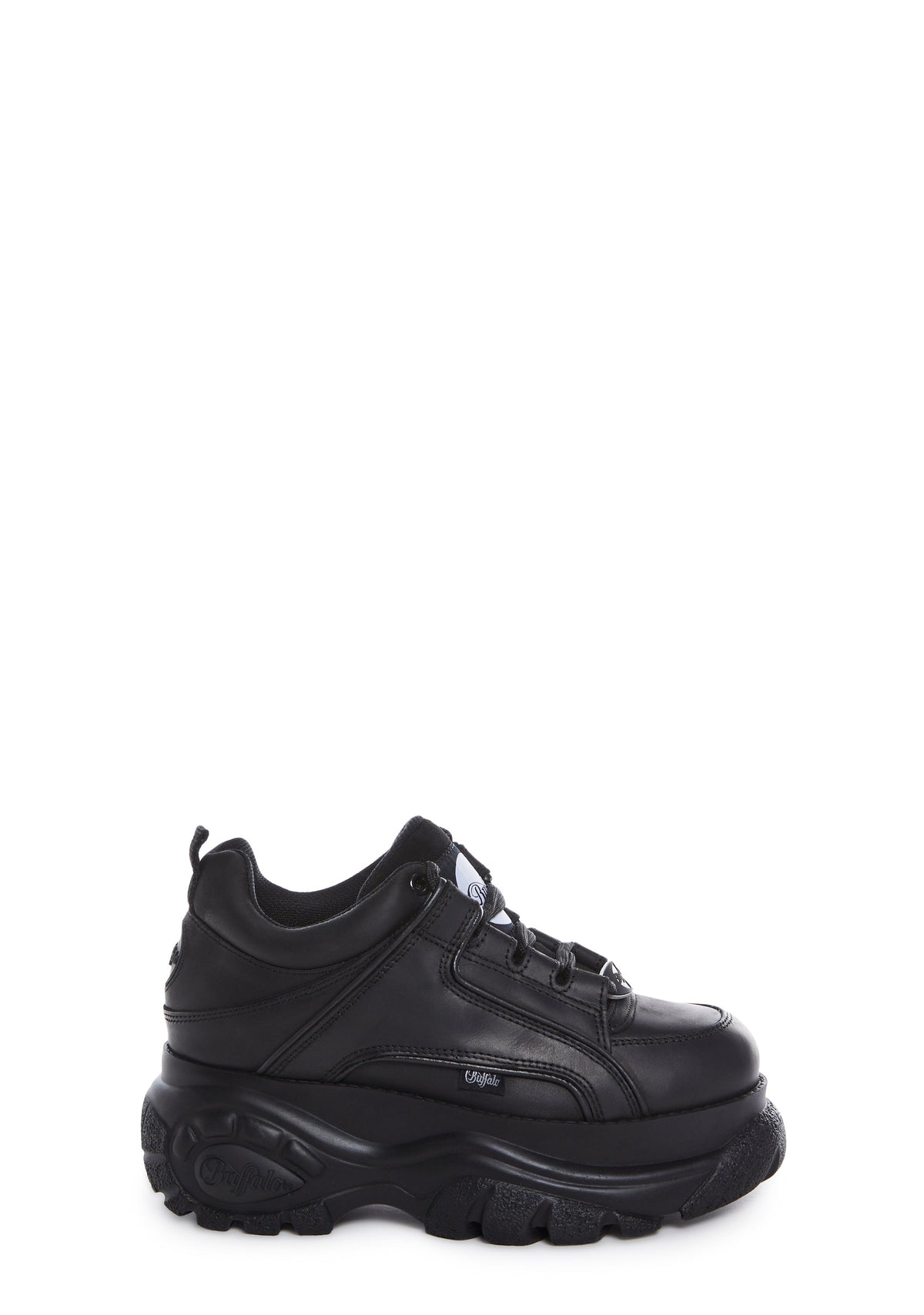 Classic Low Leather Sneakers - Black