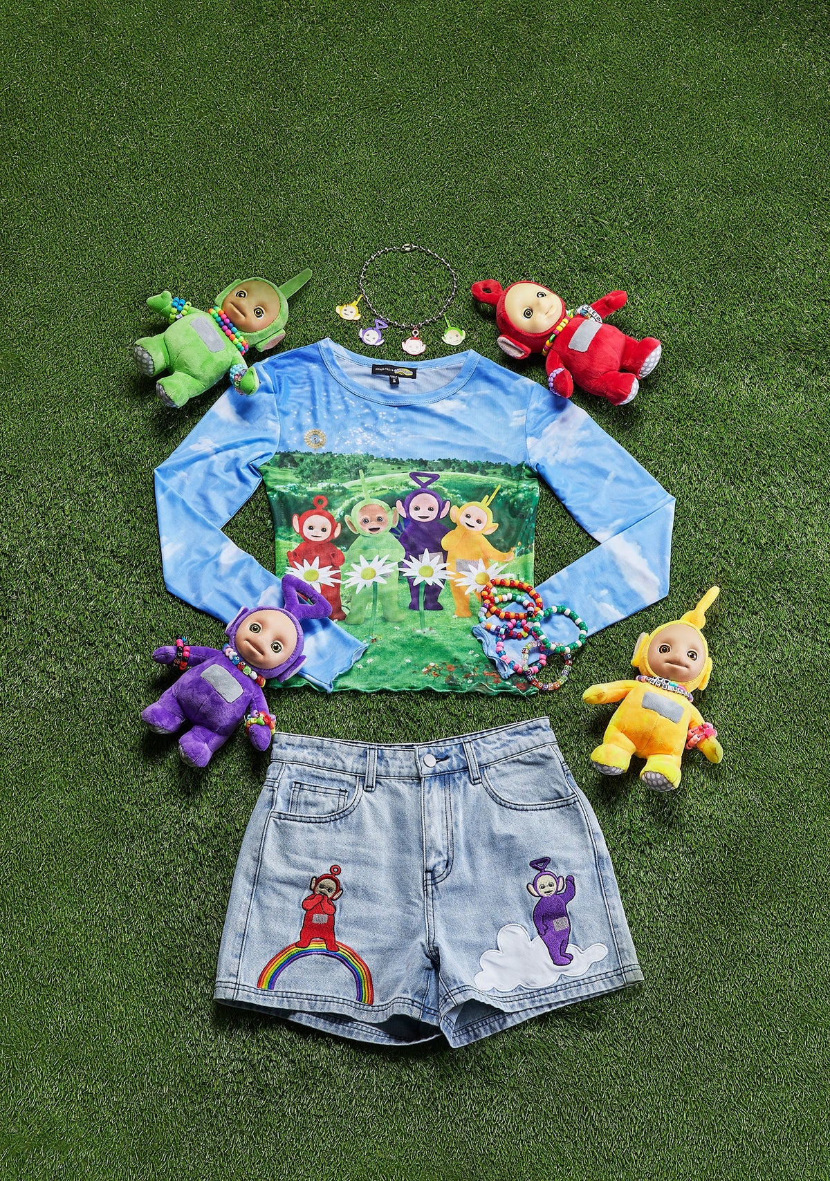 Magical Surprises Embroidered Denim Shorts