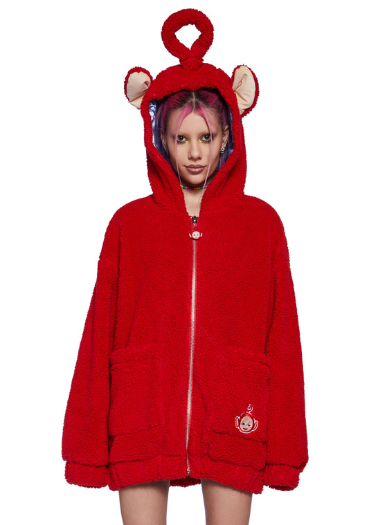 Po Hooded Sherpa Jacket