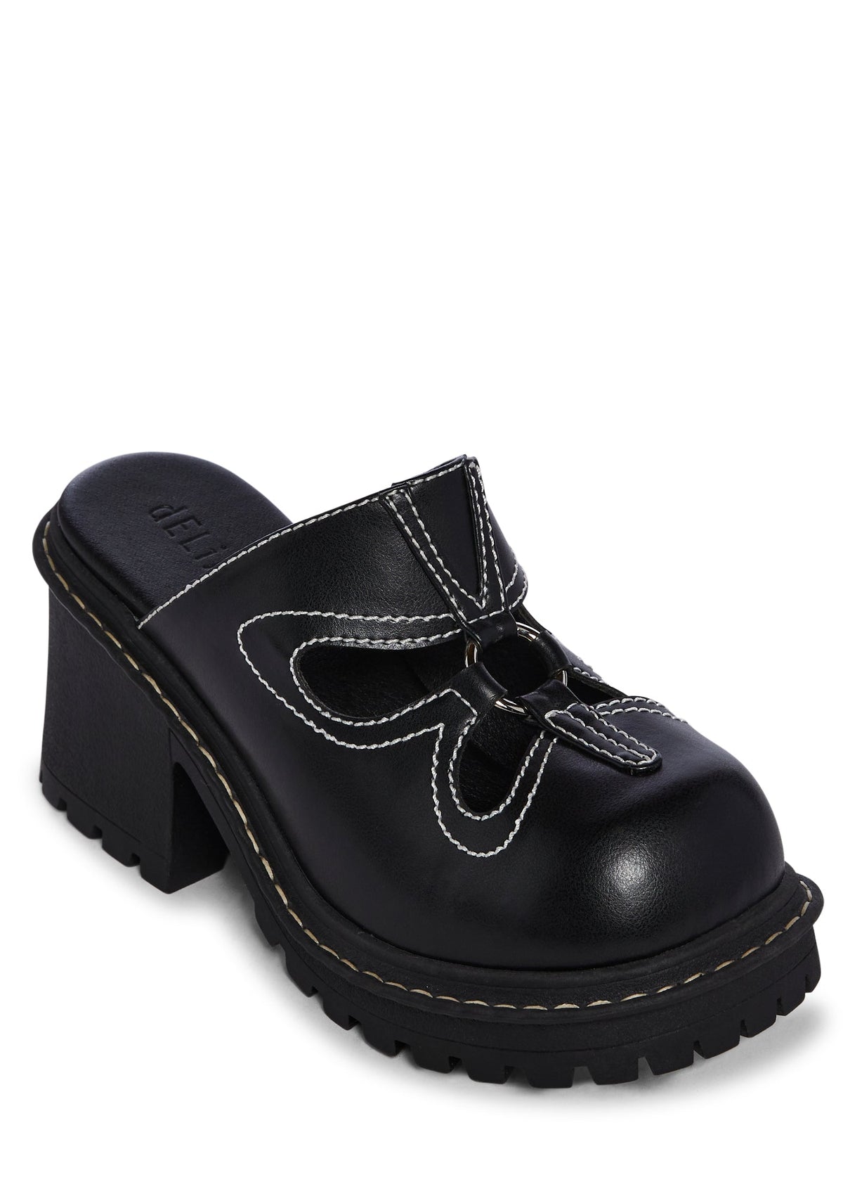 Feeling Good Platform Mules- Black