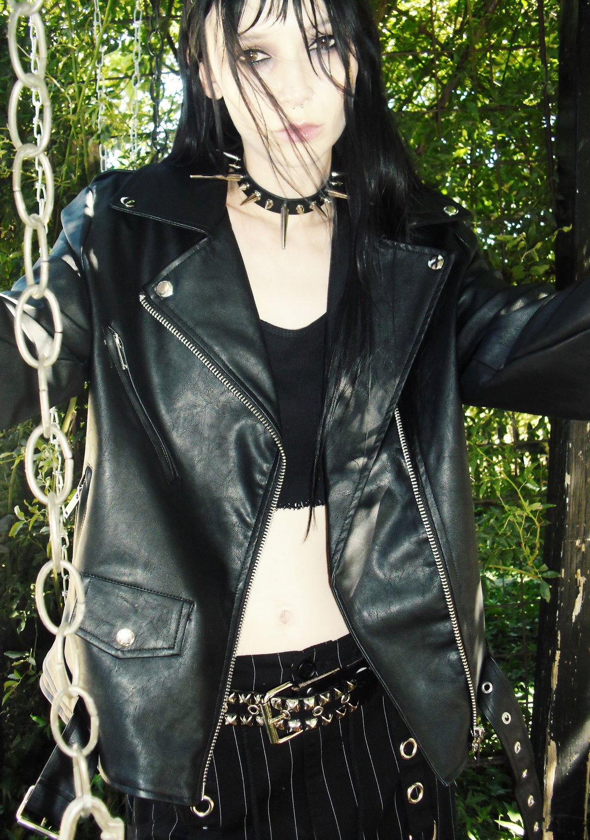 Vile Voorhees Oversized Moto Jacket