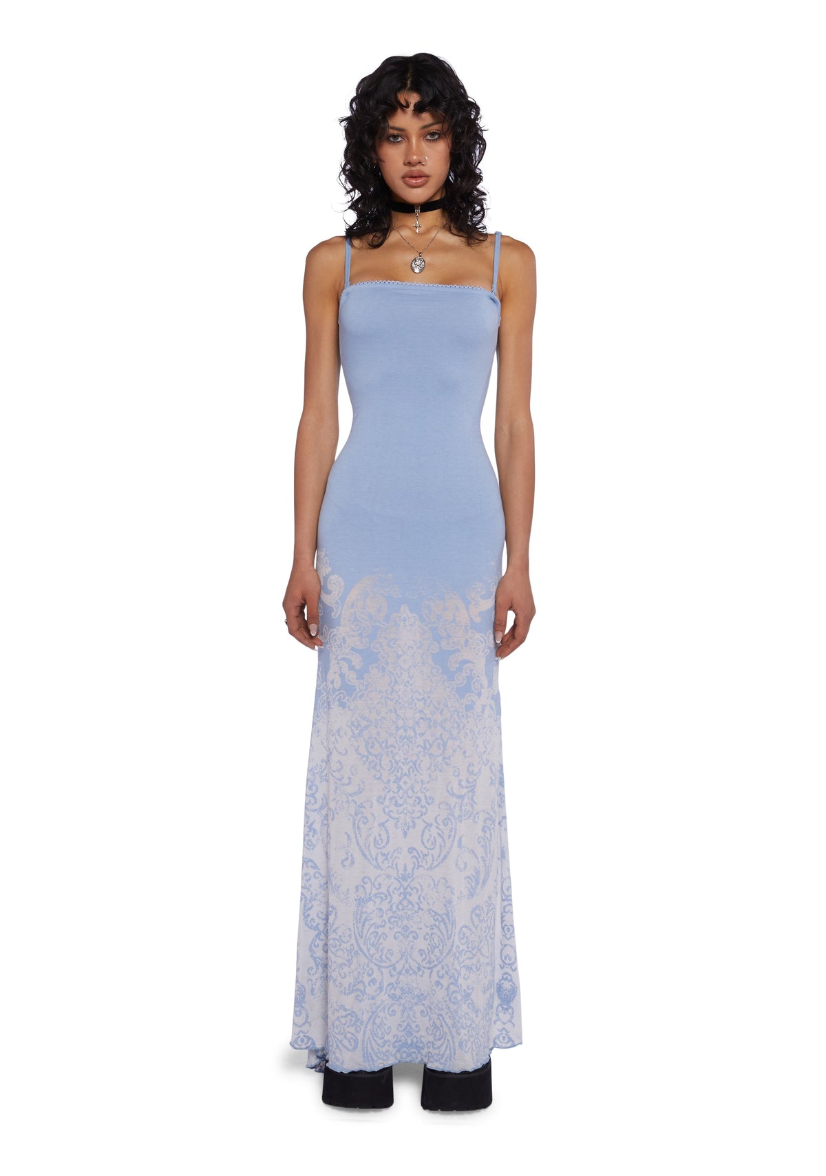 Crystal Wave Maxi Dress