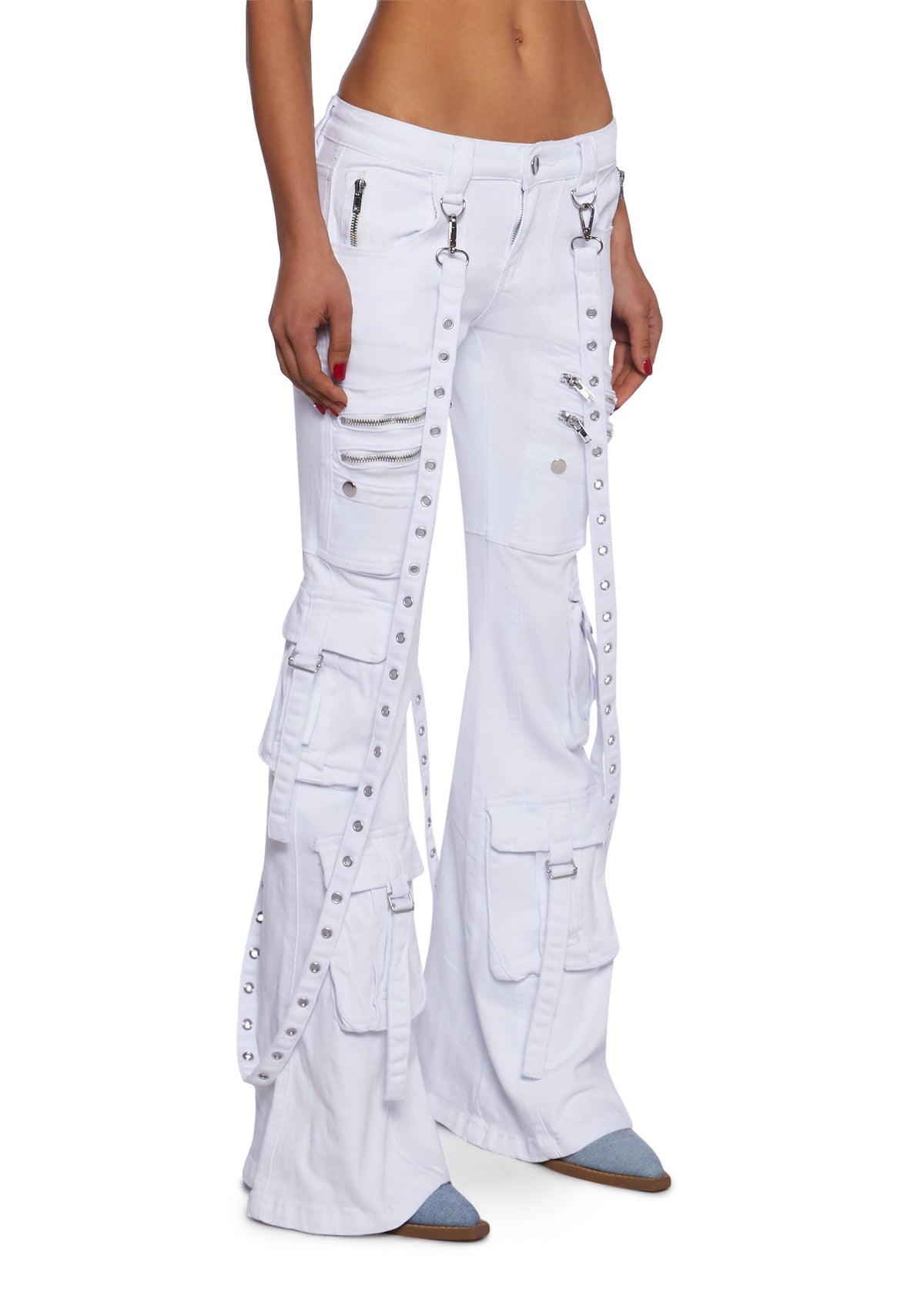Aurora Cargo Jeans - White