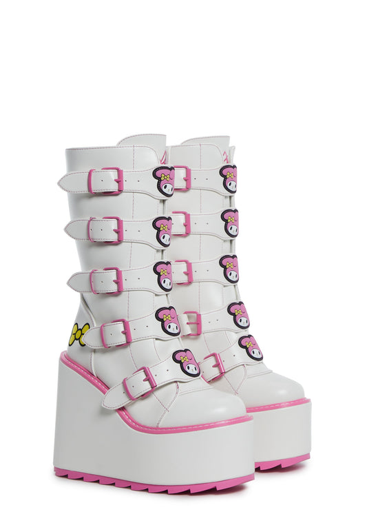 X Sanrio Dune Platform Boots - My Melody
