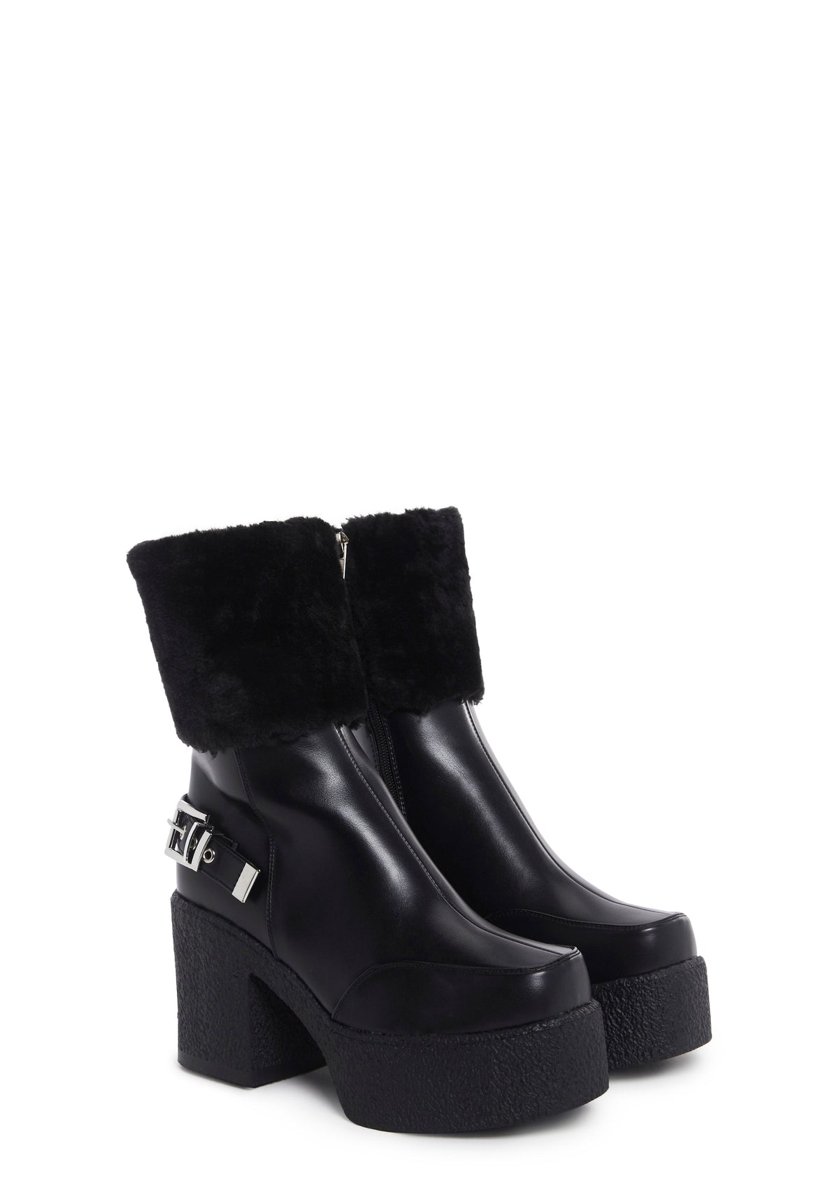Figure It Out Platform Boots