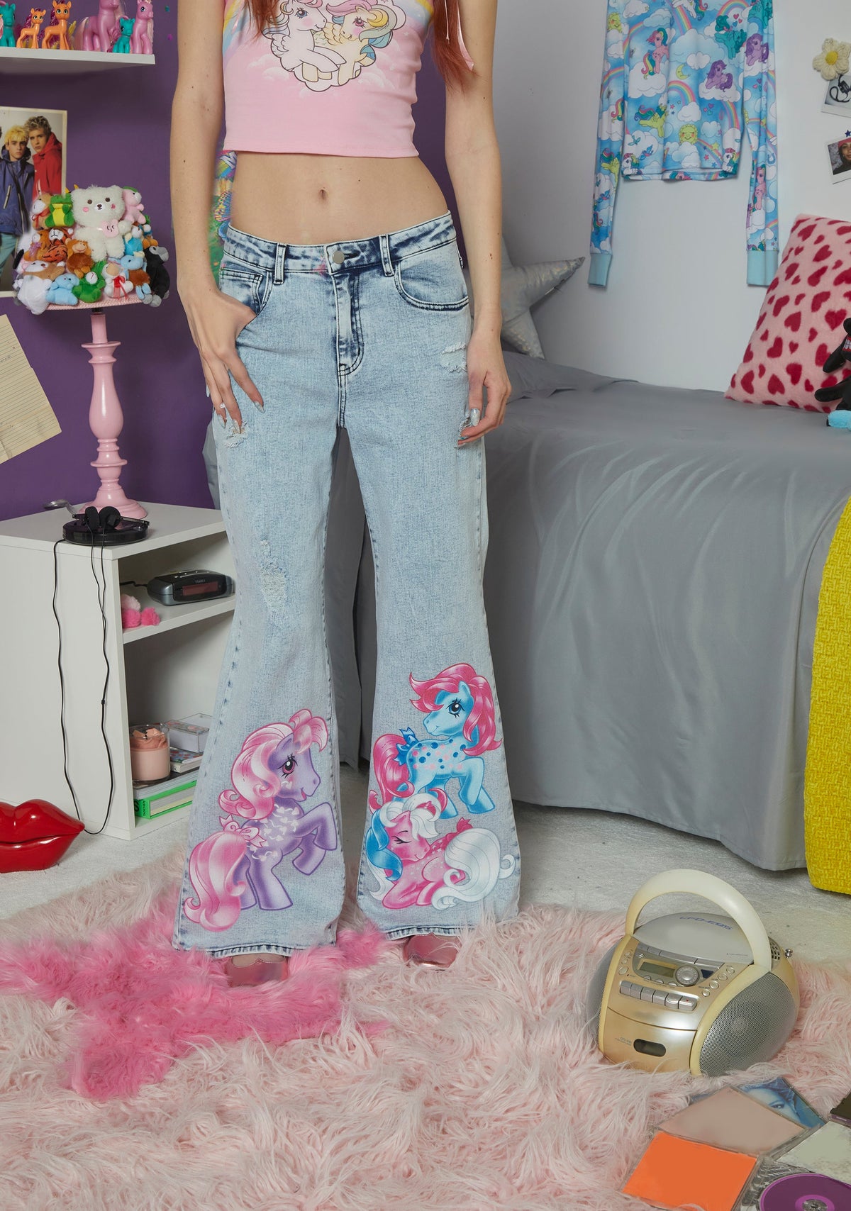 True Friend Wide Leg Jeans