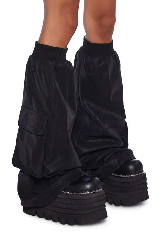 Downbeat Boot Covers With Cargo Pockets