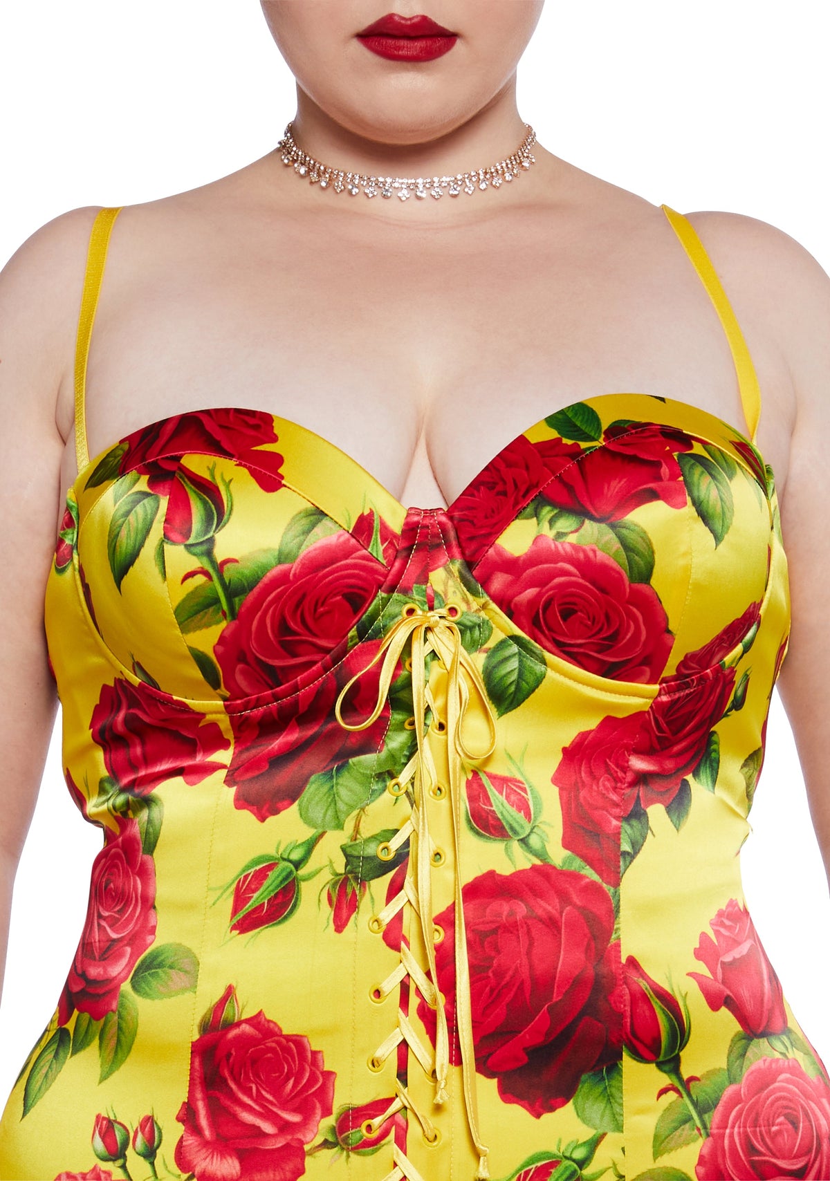 Romantic Getaway Midi Dress - Yellow
