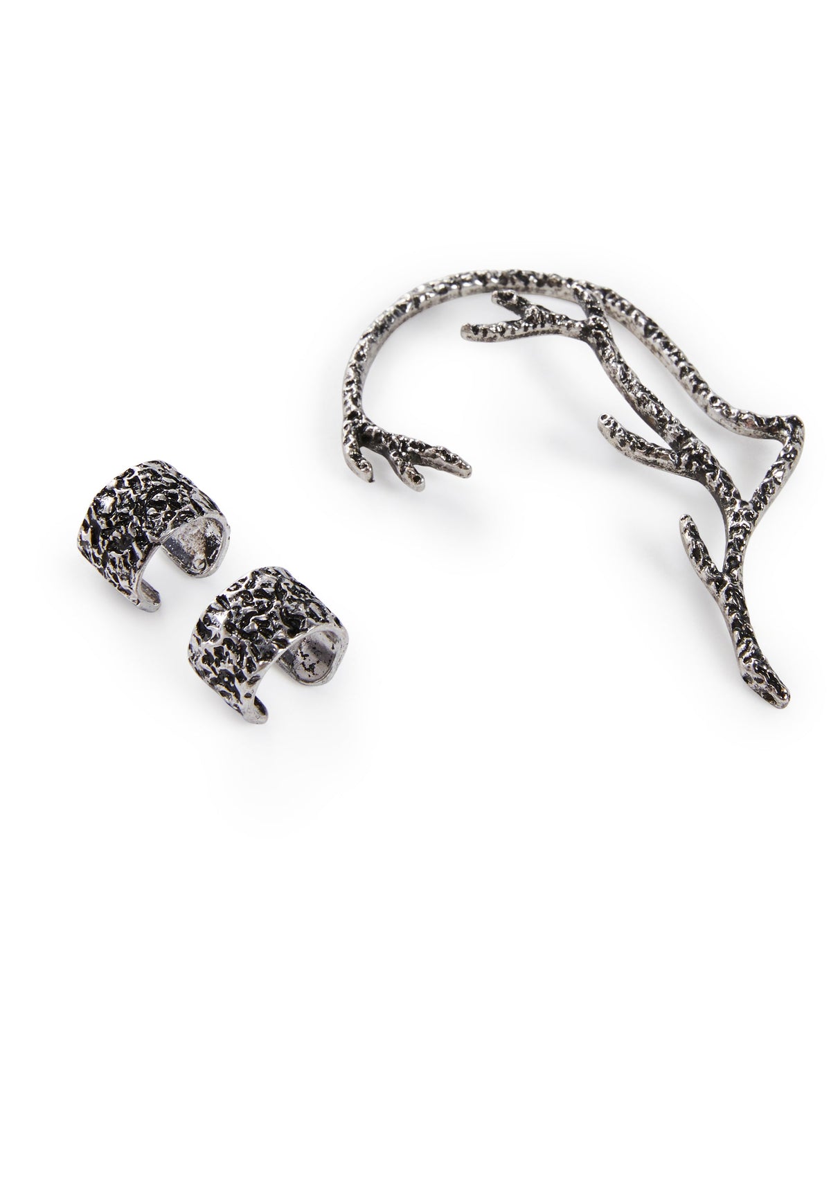 Organic Metal Ear Cuff Set