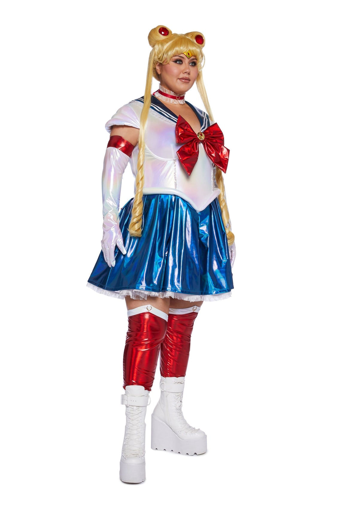 Celestial Sailor Costume And Wig Set