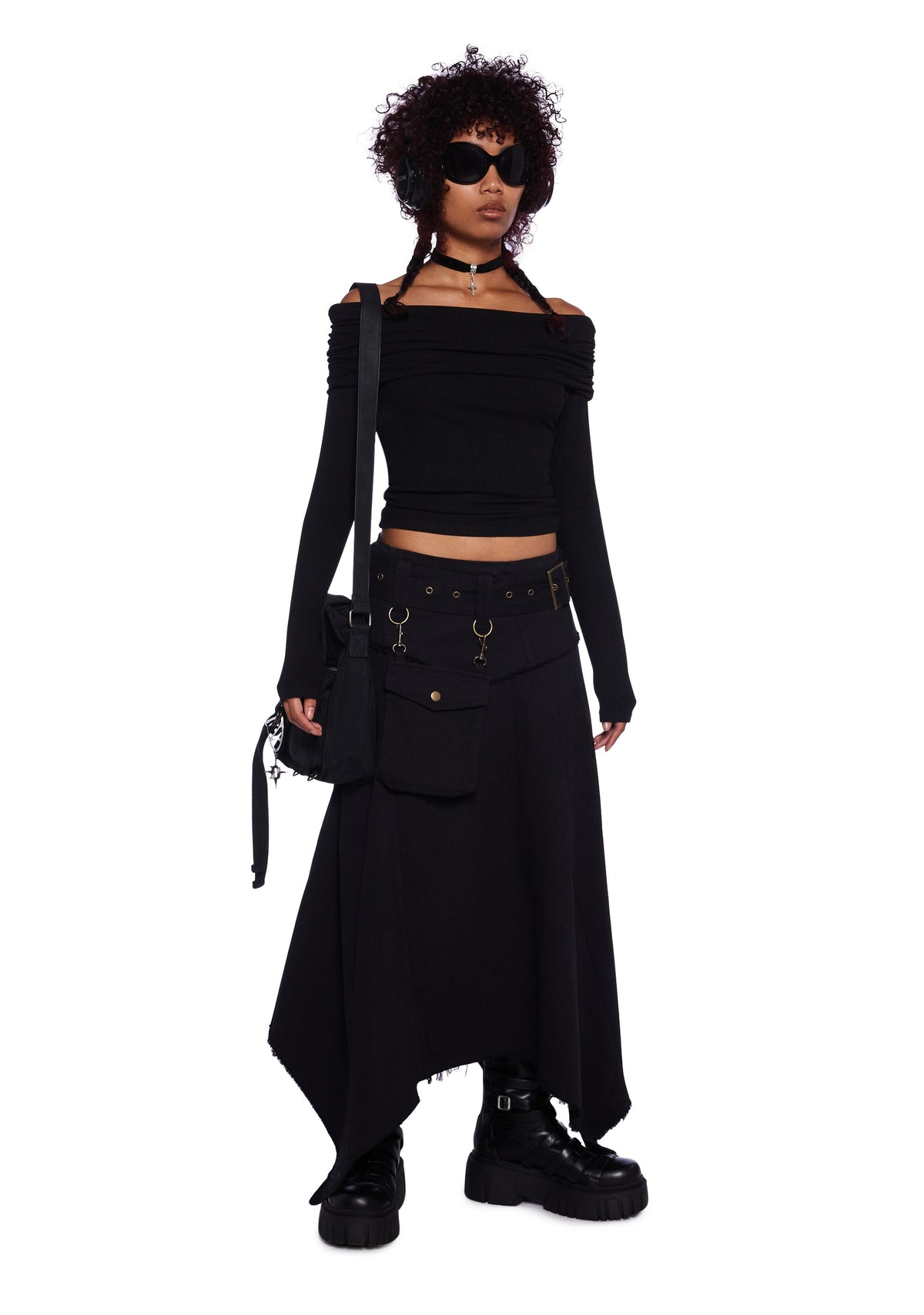 Rustic Soul Long Sleeve Top - Black