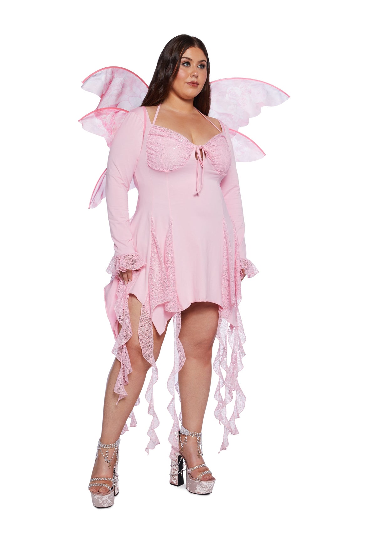 Lost In Fairyland Mini Dress - Pink
