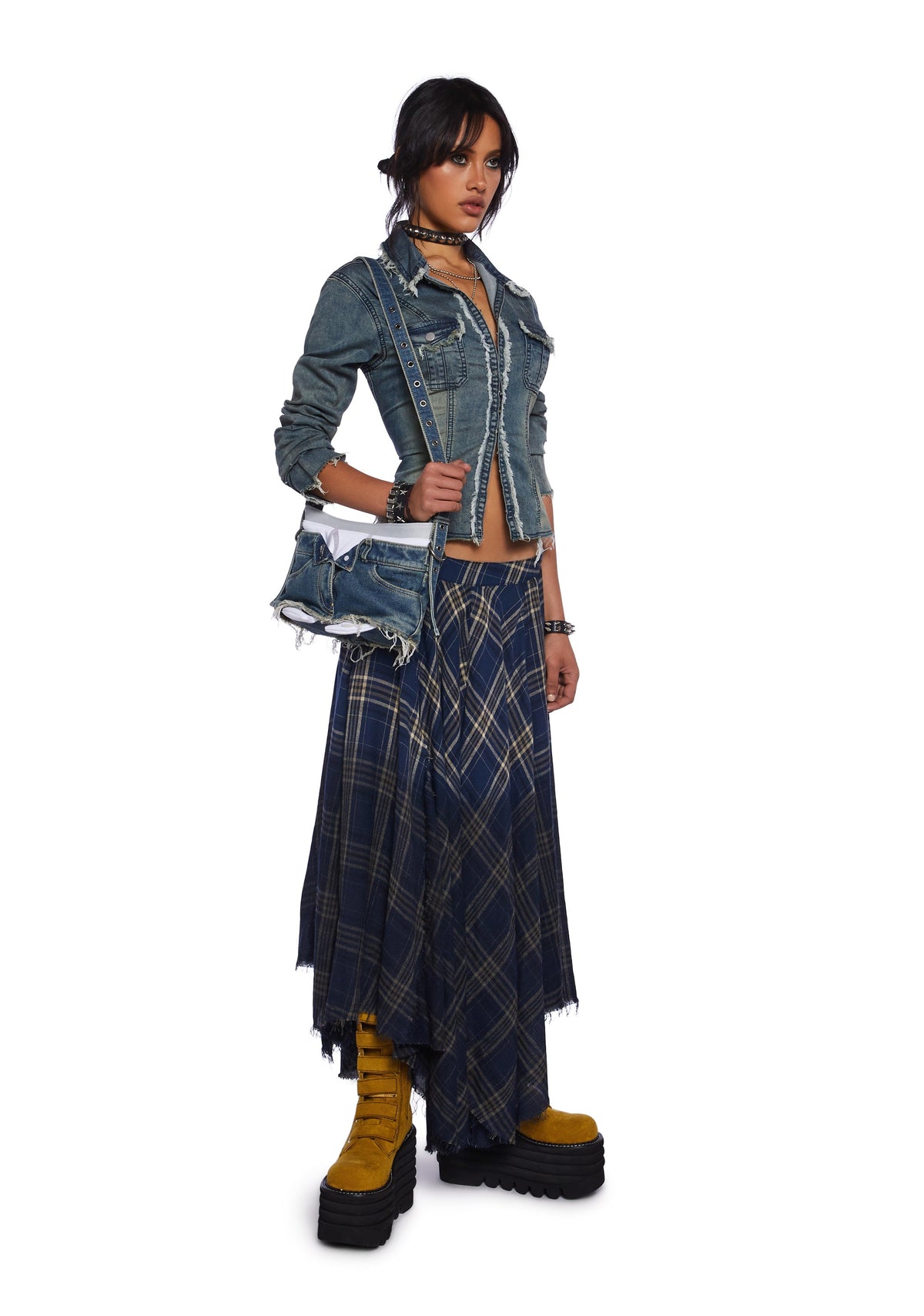 Model Approved Maxi Skirt - Blue