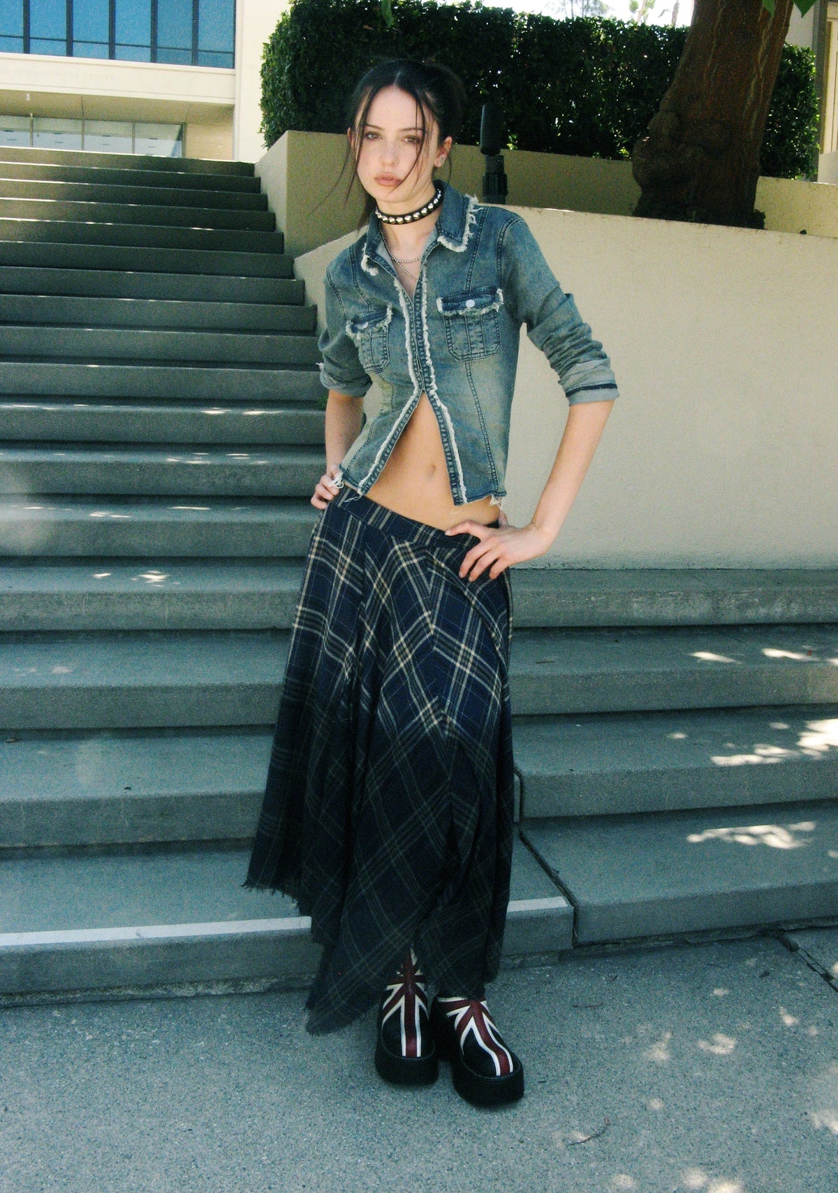 Model Approved Maxi Skirt - Blue