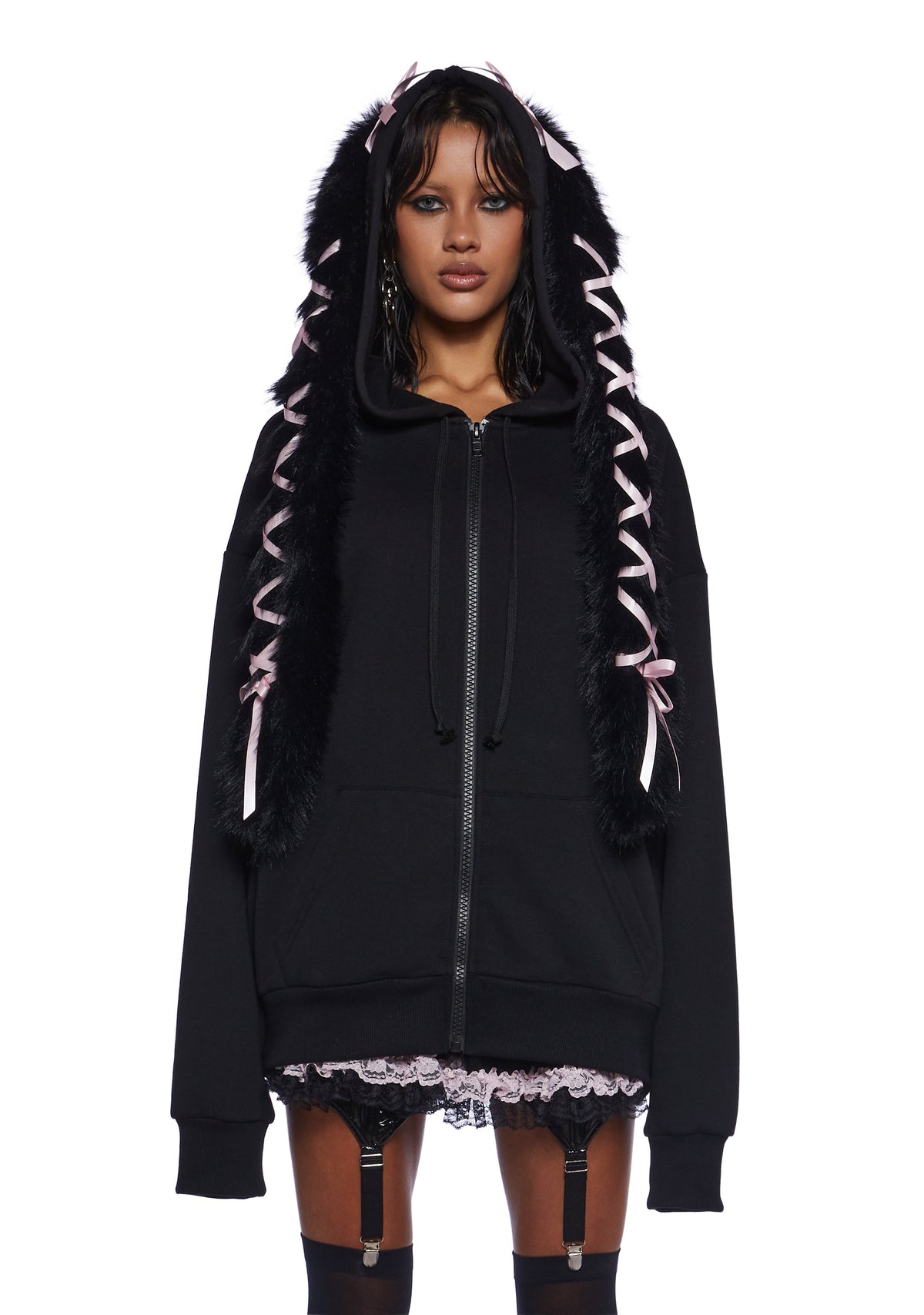 Precious Bunny Zip-Up Hoodie