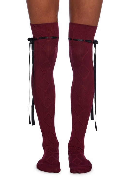 Reckless Whim 2-Pack Thigh High Sock Set