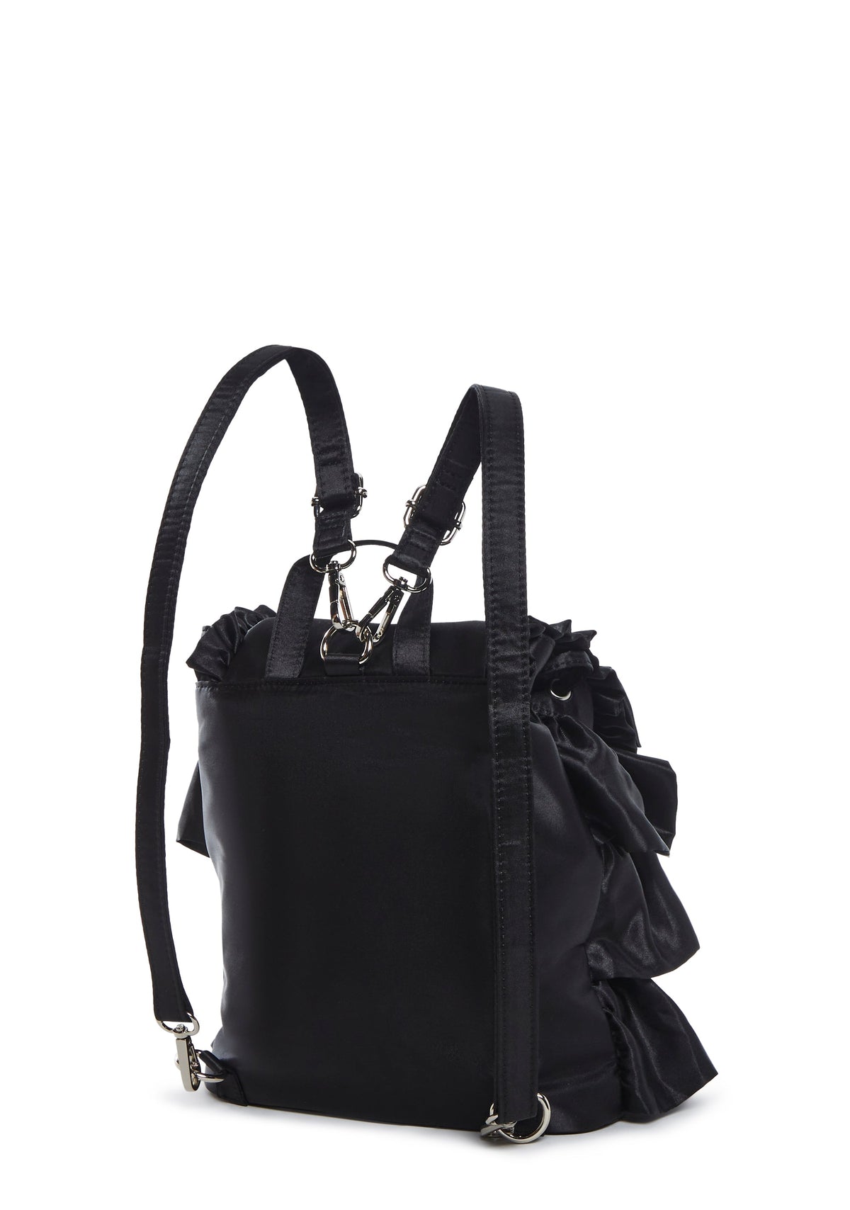 Preppy Plot Mini Backpack - Black