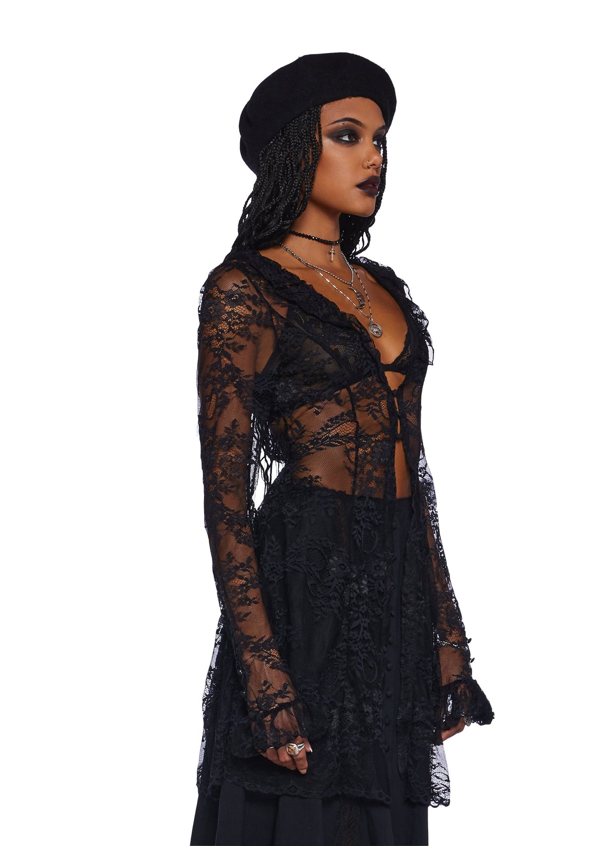 Seance Afterparty Sheer Cardigan