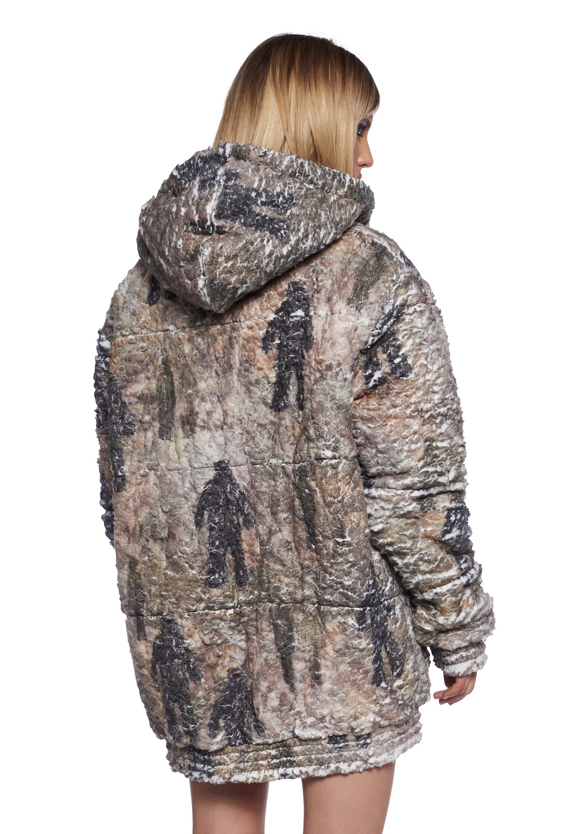 No Sign Puffer Fleece Jacket