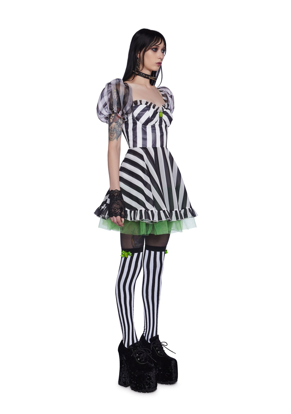 Three Times Mini Dress And Socks Set