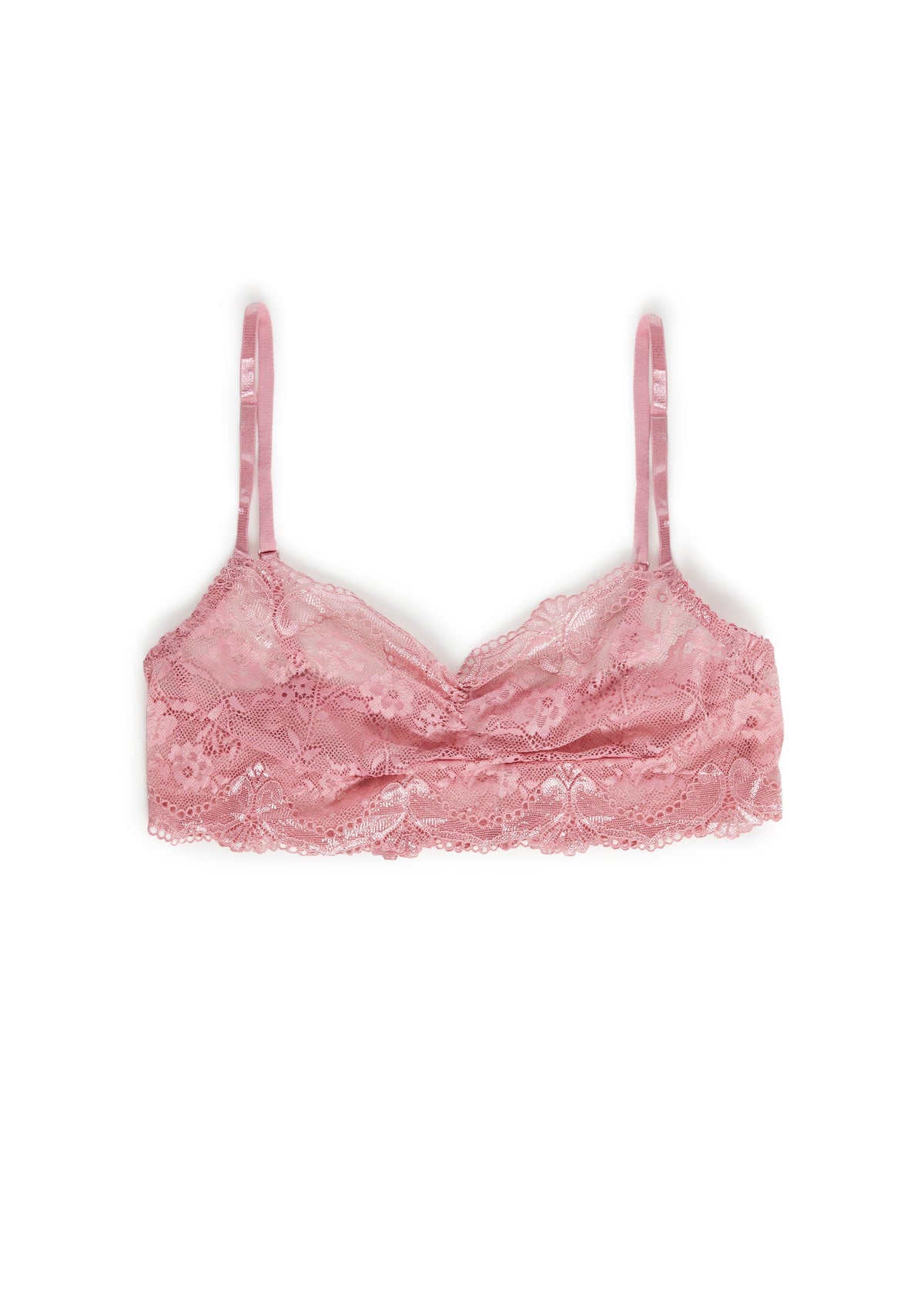 Hidden Secrets Lace Bralette - Pink