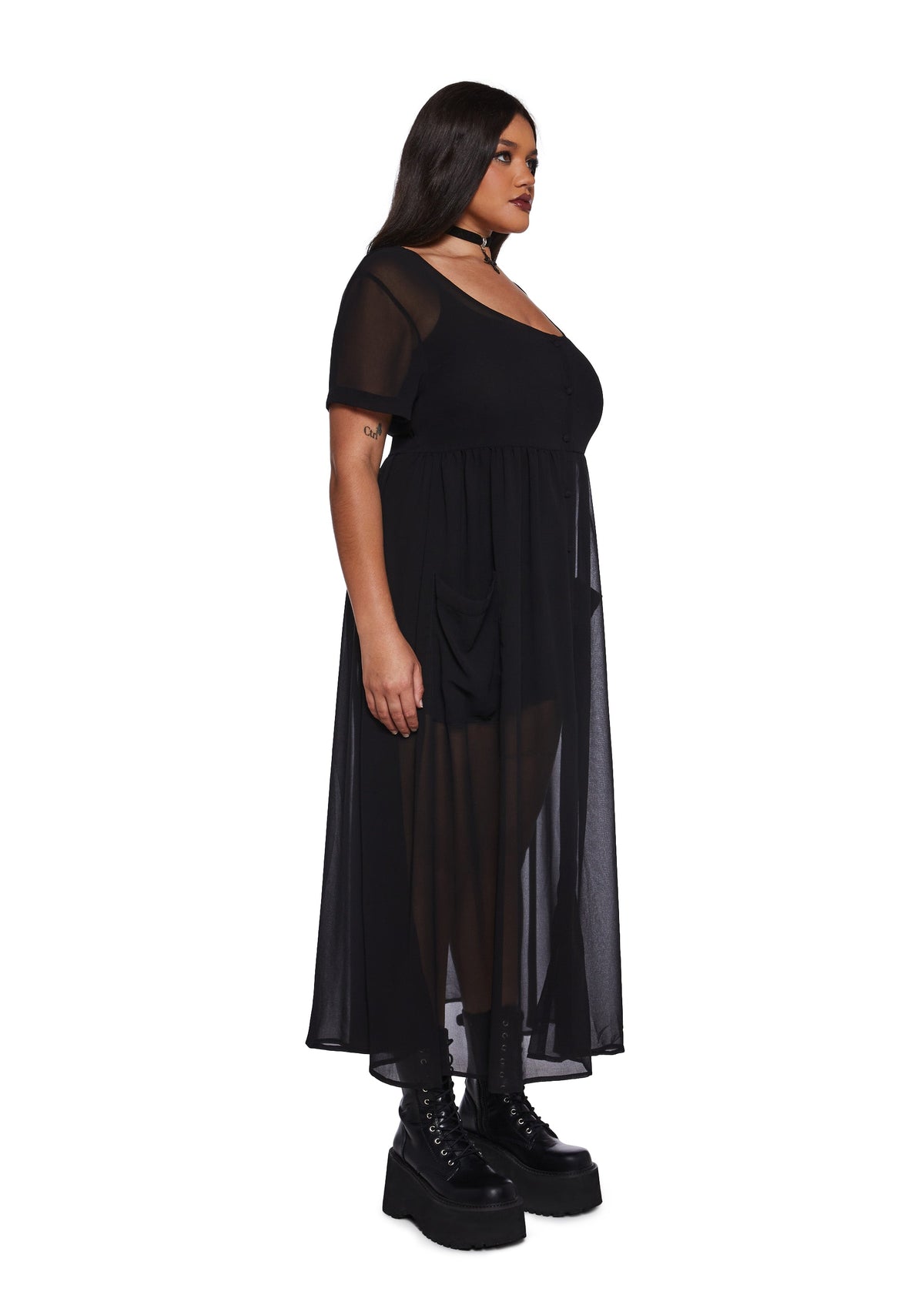 Supernatural Rituals Sheer Maxi Dress