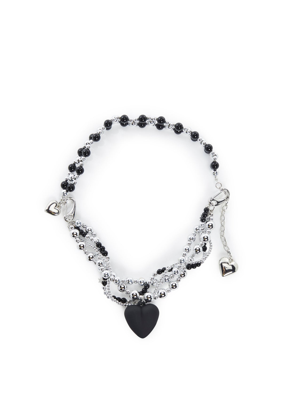 Twisted Heart Statement Necklace