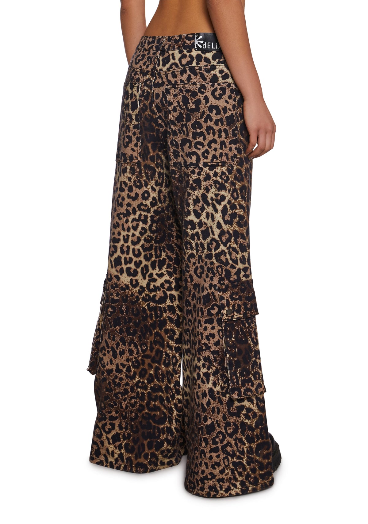 Cross You Out Wide Leg Cargo Pants