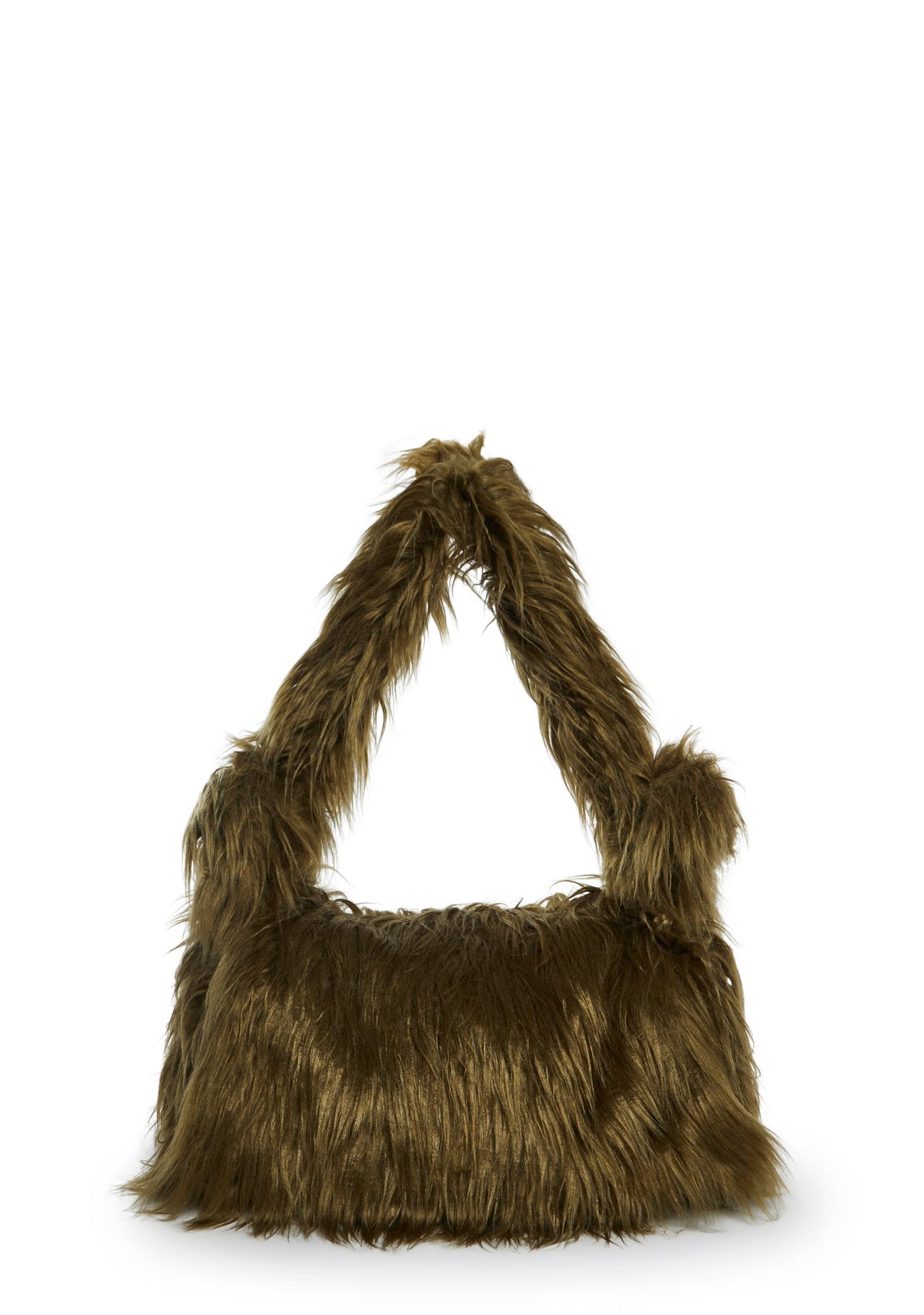 Case Of The Grumpies Fuzzy XXL Messenger Bag - Green