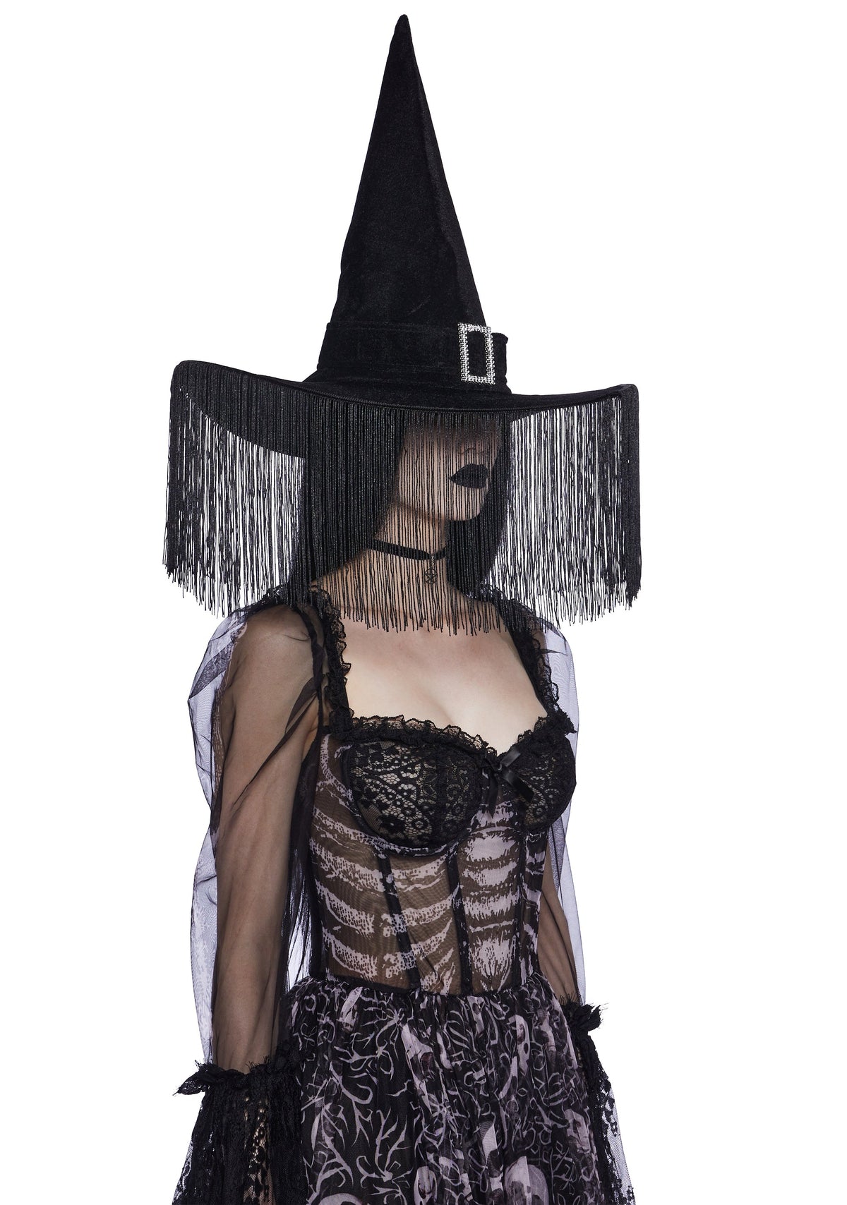 Frightful Fringe Witch Hat