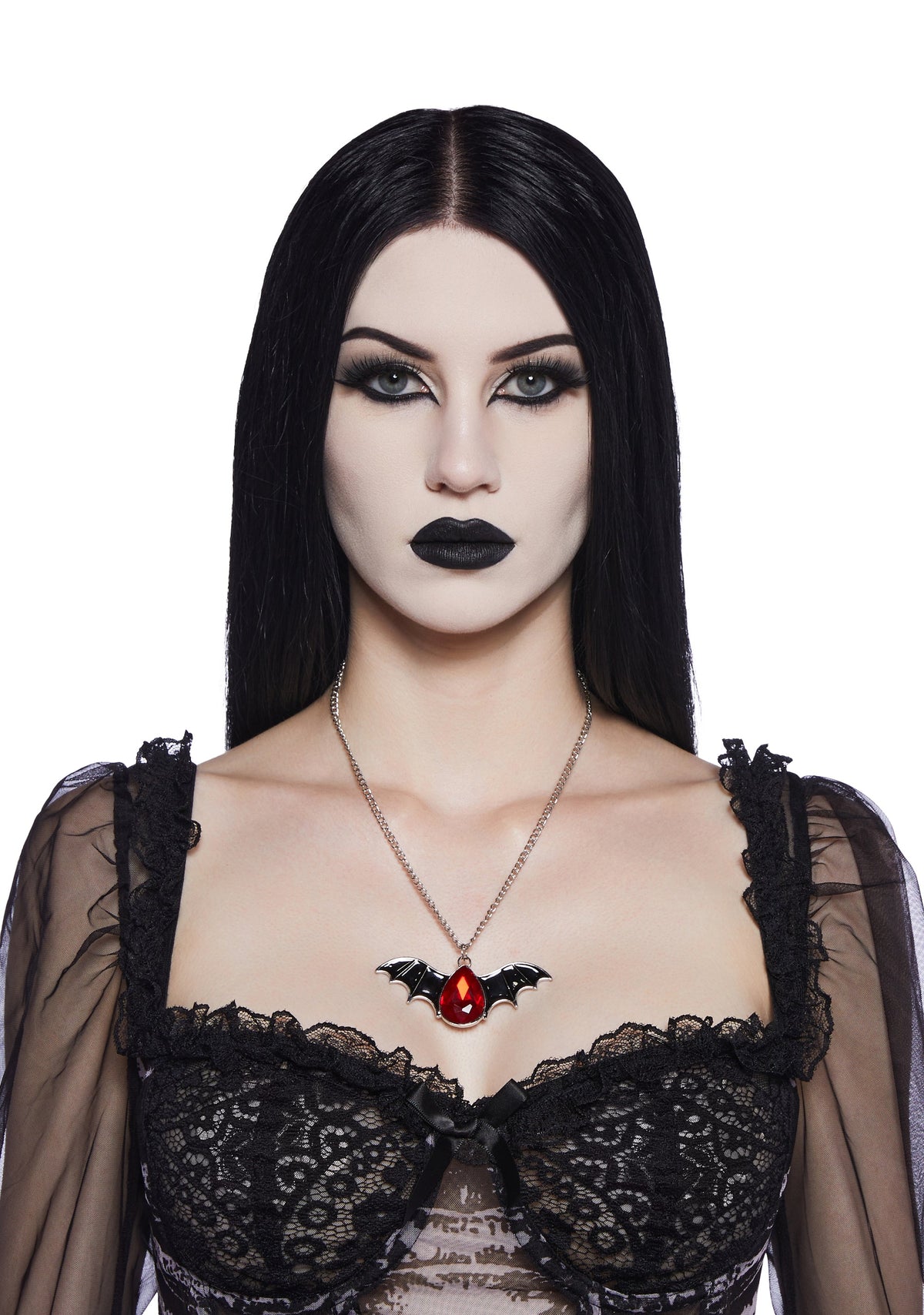 Bloodlust Bat Pendant Necklace
