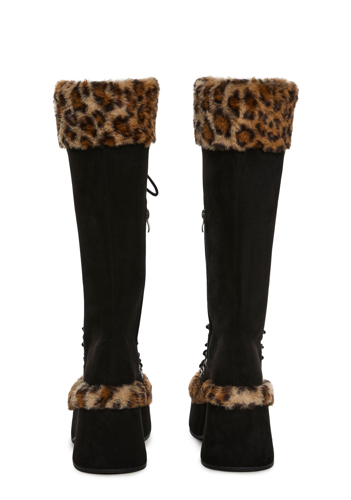 Flash On Leopard Boots