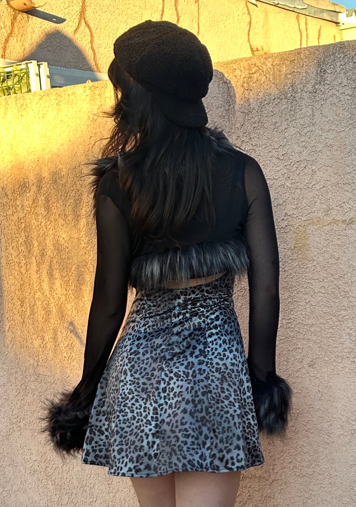 Grandiose Glam Mini Dress And Shrug Set