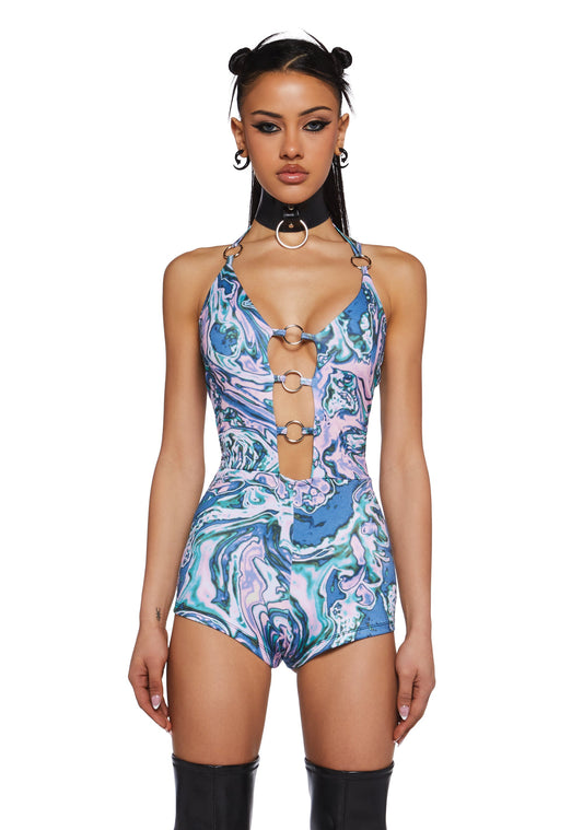 Techno Angel Romper
