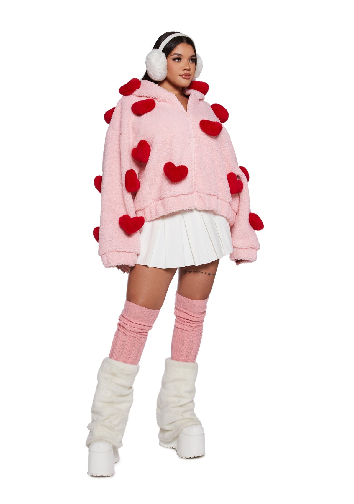 Snuggle Wonderland Cropped Sherpa Jacket