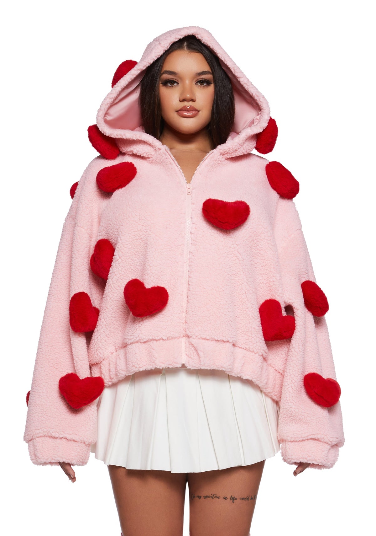 Snuggle Wonderland Cropped Sherpa Jacket