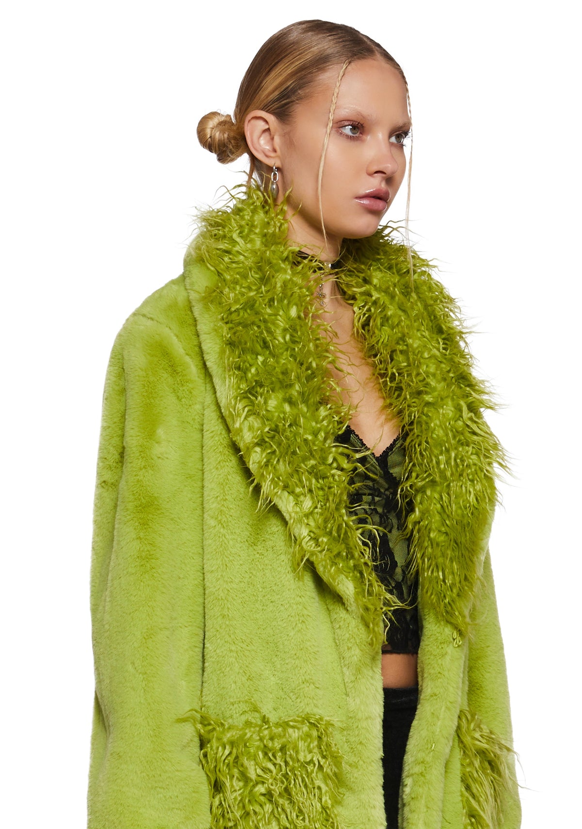 Hours And Hours Faux Fur Coat