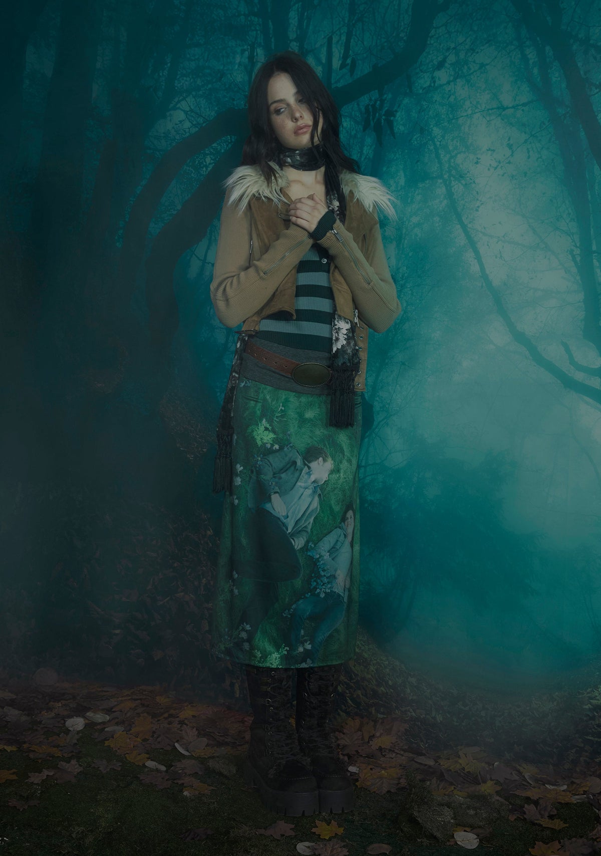 Meadow Dreams Midi Skirt