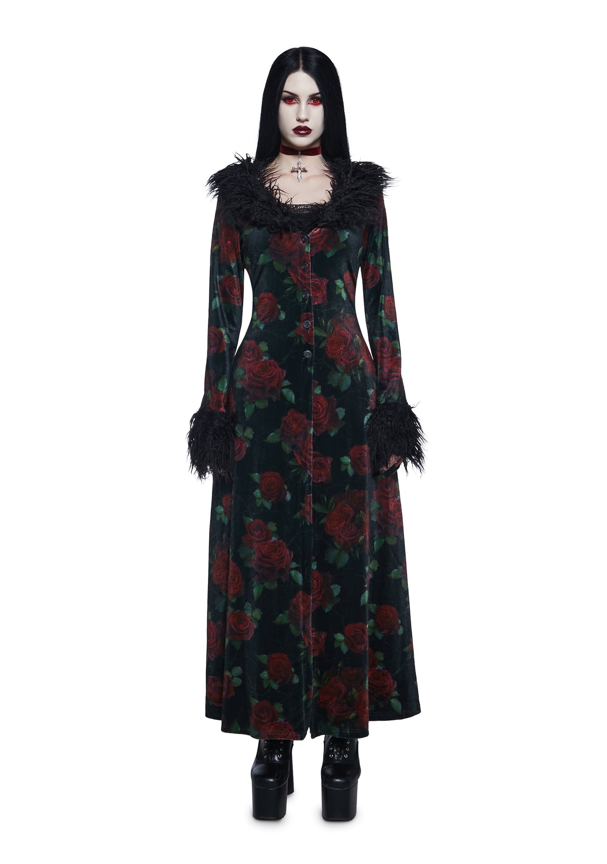 Thorned Morte Velvet Duster