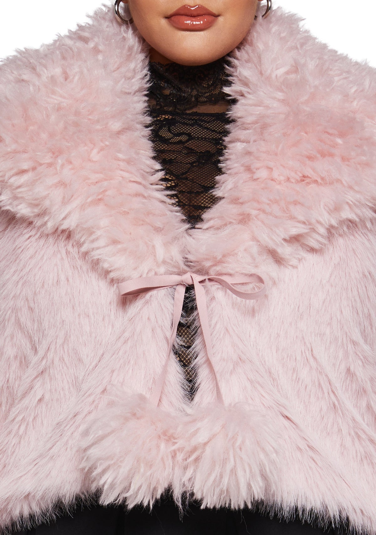 Clare Faux Fur Cropped Jacket